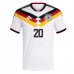 Camiseta Alemania Serge Gnabry #20 Primera Equipación Replica Mundial 2026 mangas cortas